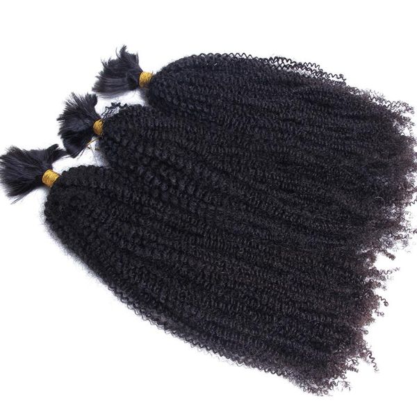 human hair bulks 1/2/3 bundles no weft bulk for crochet braids afro kinky curly brazilian 100g/1pcs dhl fast, Black
human hair bulks 1/2/3 bundles no weft bulk for crochet braids afro kinky curly brazilian 100g/1pcs dhl fast, Black