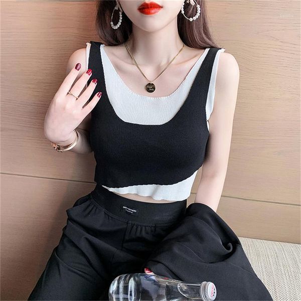 yoga outfit women sport patchwork tank vest off shoulder halter fake two piece tee crop
yoga outfit women sport patchwork tank vest off shoulder halter fake two piece tee crop