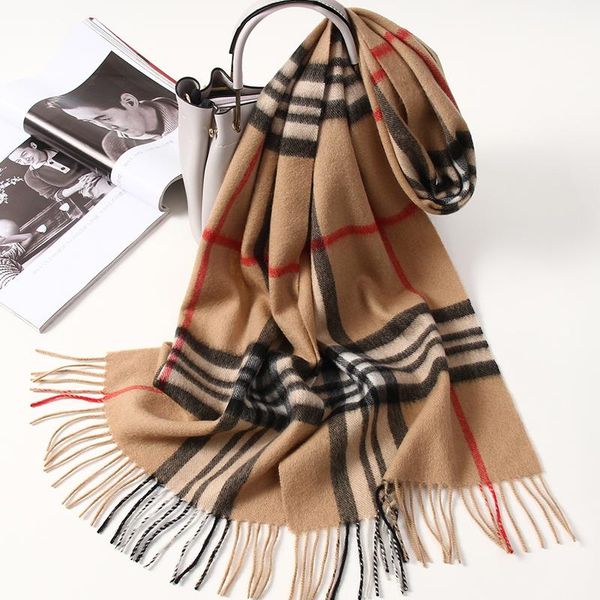 scarves 100% wool scarf han edition in the fall and winter of female joker more british long cashmere grid warm, Blue;gray
scarves 100% wool scarf han edition in the fall and winter of female joker more british long cashmere grid warm, Blue;gray