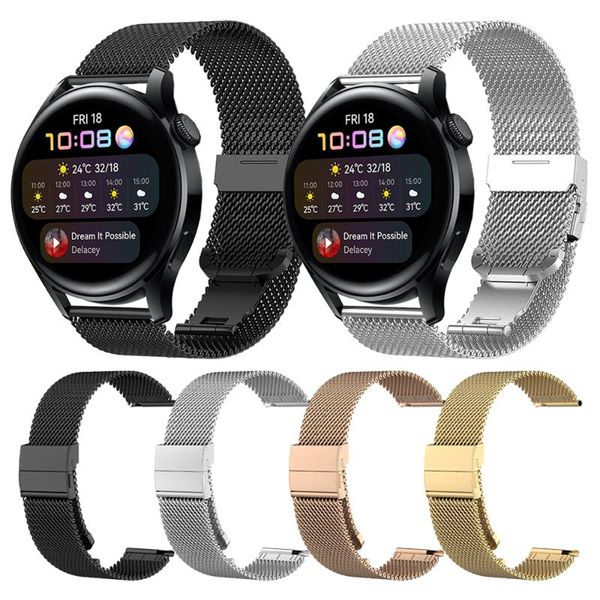 watch bands metal stainless steel mesh belt strap for huawei 3 / gt 2 pro band bracelet honor magicwatch 46mm 42mm watchband, Black;brown
watch bands metal stainless steel mesh belt strap for huawei 3 / gt 2 pro band bracelet honor magicwatch 46mm 42mm watchband, Black;brown