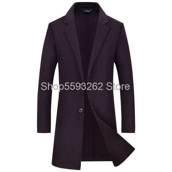 men's wool & blends 2021 double-sided woolen coat long lapel business windbreaker, Black
men's wool & blends 2021 double-sided woolen coat long lapel business windbreaker, Black