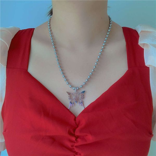hbp fashion same round the east gate of south korea is versatile, hollow out butterfly pearl necklace, neck and clavicle chain, Silver
hbp fashion same round the east gate of south korea is versatile, hollow out butterfly pearl necklace, neck and clavicle chain, Silver