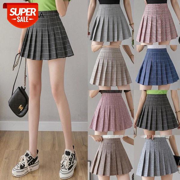 Summer Women Mini Plaid Pleat Skirt Harajuku High Waist A-line Female Short Skirts Cute Preppy Style Ladies Girls Mini Skirts #AE4t, Black 
Summer Women Mini Plaid Pleat Skirt Harajuku High Waist A-line Female Short Skirts Cute Preppy Style Ladies Girls Mini Skirts #AE4t, Black