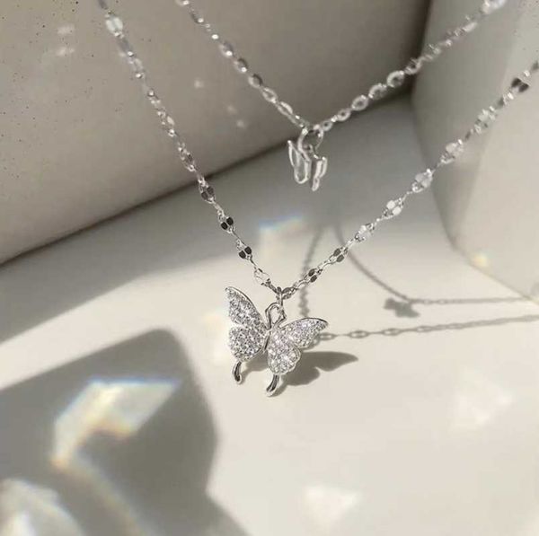 chains s999 sterling silver necklace double layer butterfly fashion chocker for women gift ins style jewelry on neck
chains s999 sterling silver necklace double layer butterfly fashion chocker for women gift ins style jewelry on neck