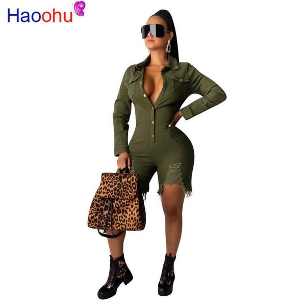 women's jumpsuits & rompers washed denim long sleeve bodysuit women turn down collar button up bandage playsuit autumn pockets bodycon, Black;white
women's jumpsuits & rompers washed denim long sleeve bodysuit women turn down collar button up bandage playsuit autumn pockets bodycon, Black;white