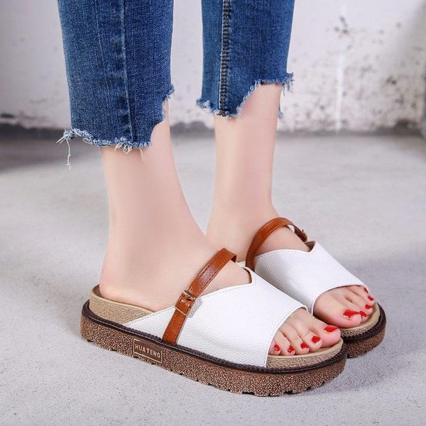 llogai new fashion new women's slippers casual simple shoe upper buckle design trend outer wear thick-soled sandalias de mujeres, Black
llogai new fashion new women's slippers casual simple shoe upper buckle design trend outer wear thick-soled sandalias de mujeres, Black