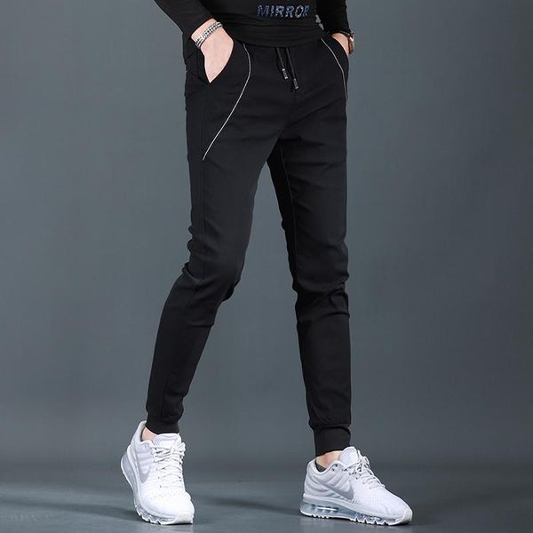 fashion black sport joggers trousers korean streetwear casual drawstring pencil pants
fashion black sport joggers trousers korean streetwear casual drawstring pencil pants