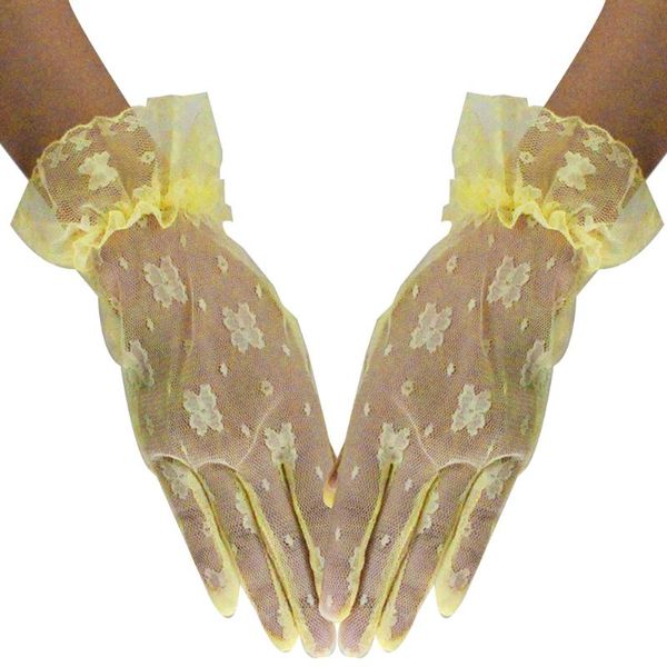 bridal gloves bride wedding lace embroidered short mesh dress mittens cosplay costume for woman dark yellow, White
bridal gloves bride wedding lace embroidered short mesh dress mittens cosplay costume for woman dark yellow, White