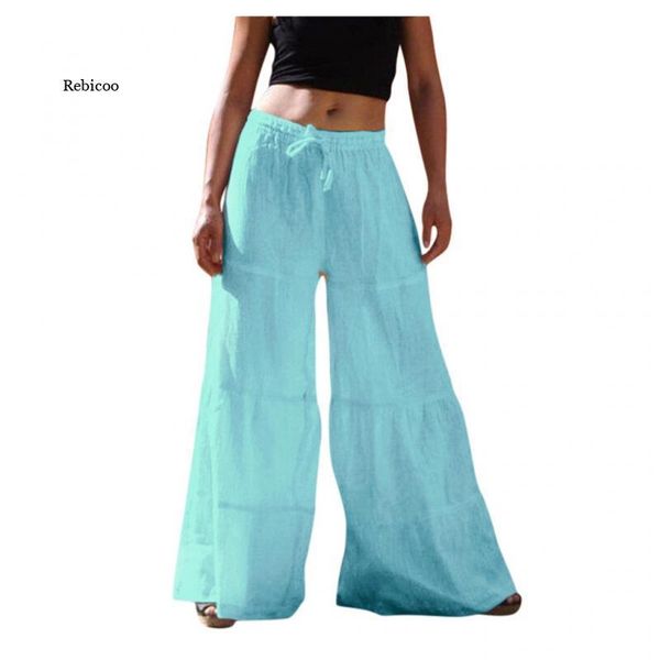 women's pants & capris summer casual ruffled loose large size solid folding wide leg flared beach, Black;white
women's pants & capris summer casual ruffled loose large size solid folding wide leg flared beach, Black;white