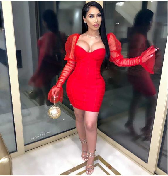casual dresses see-through mesh sheer puff long sleeve club dress bodycon party clubwear for women, Black;gray
casual dresses see-through mesh sheer puff long sleeve club dress bodycon party clubwear for women, Black;gray