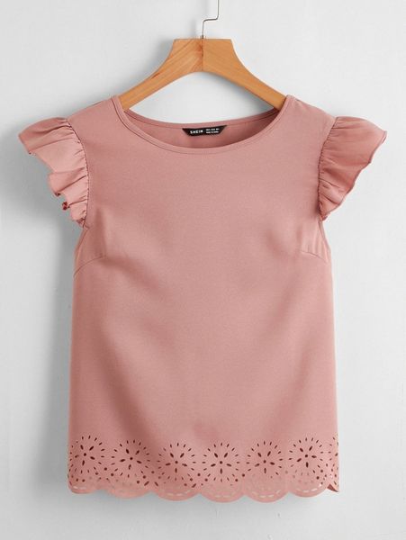 ruffle trim laser cut q9rz#, White
ruffle trim laser cut q9rz#, White