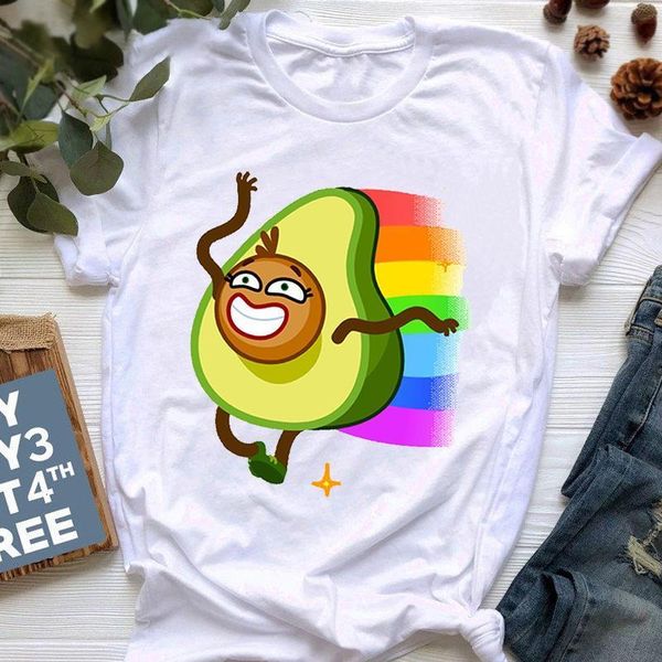new women t-shirts cute avocado printed short sleeve t-shirt women casual cartoon avocado graphic tshirts funnt female tees, White
new women t-shirts cute avocado printed short sleeve t-shirt women casual cartoon avocado graphic tshirts funnt female tees, White