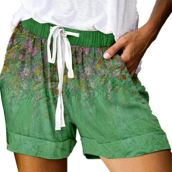 women's shorts summer women bohemian plus size polyester floral print wide leg drawstring pocket casual beach wear 2021, White;black
women's shorts summer women bohemian plus size polyester floral print wide leg drawstring pocket casual beach wear 2021, White;black