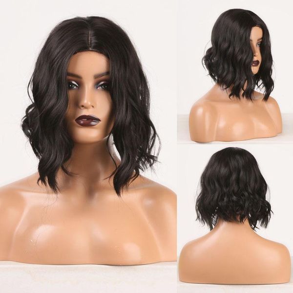 synthetic wigs rongduoyi short high temperature hair wig natural wave full machine made for black women middle part cosplay
synthetic wigs rongduoyi short high temperature hair wig natural wave full machine made for black women middle part cosplay