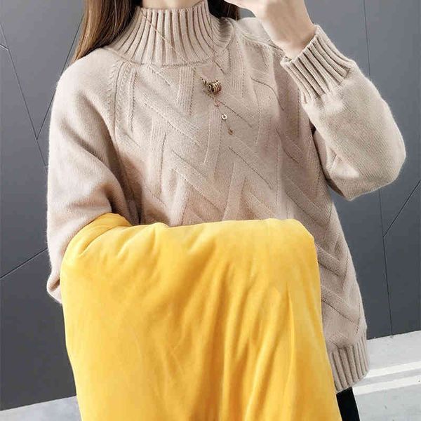 women's sweaters suéter feminino casual com malha de veludo, pulôveres cores sólidas e quentes para o inverno, lançamento coreana dyjx, White;black
women's sweaters suéter feminino casual com malha de veludo, pulôveres cores sólidas e quentes para o inverno, lançamento coreana dyjx, White;black
