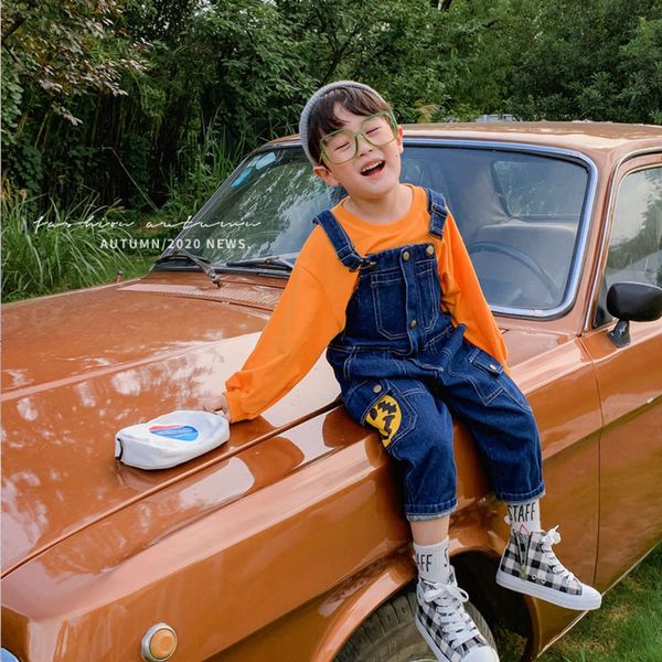 jeans bib fashion boys' autumn baby middle and big 2020 new pants children's wear, Blue
jeans bib fashion boys' autumn baby middle and big 2020 new pants children's wear, Blue