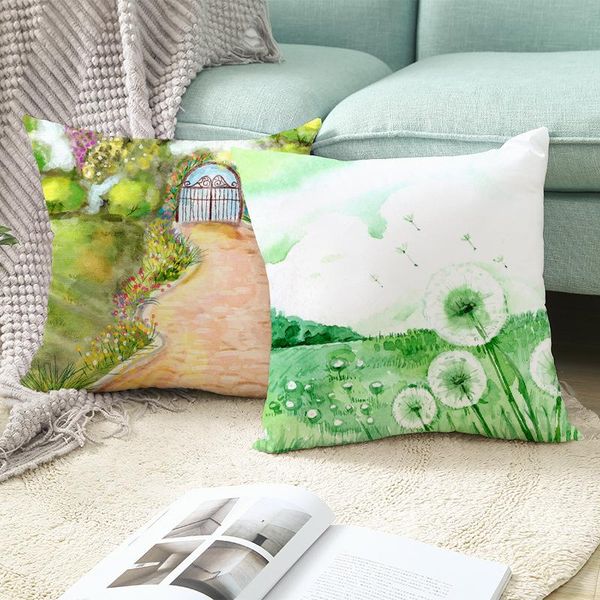 cushion/decorative pillow sofa cushion cover throw custom cartoon pastoral watercolor landscape pillows household goods peach skin pillowcas
cushion/decorative pillow sofa cushion cover throw custom cartoon pastoral watercolor landscape pillows household goods peach skin pillowcas