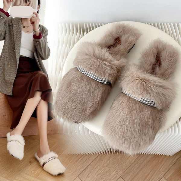 slippers low loafers shoes flat cover toe fur flip flops slipers women slides fashion plush 2021 luxury rubber pu hoof heels bas, Black
slippers low loafers shoes flat cover toe fur flip flops slipers women slides fashion plush 2021 luxury rubber pu hoof heels bas, Black