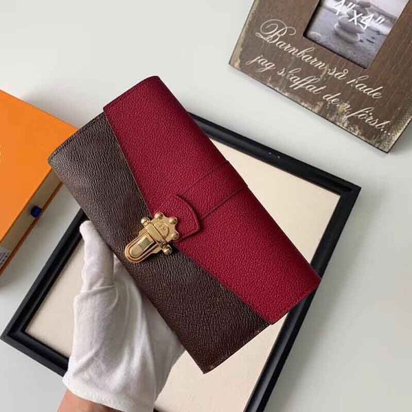 wholesale price leather wallet multicolor long wallet card holder women classic pochette splicin purse serial number 58414, Red;black
wholesale price leather wallet multicolor long wallet card holder women classic pochette splicin purse serial number 58414, Red;black