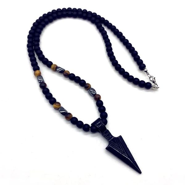 pendant necklaces fashion arrow necklace men vintage 6mm strand matte bead tiger eye stone for jewelry gift, Silver
pendant necklaces fashion arrow necklace men vintage 6mm strand matte bead tiger eye stone for jewelry gift, Silver