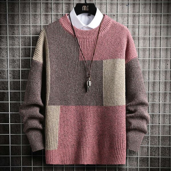 new round neck korean knitwear autumn and winter fashion casual bottomed sweater men's wear, White;black
new round neck korean knitwear autumn and winter fashion casual bottomed sweater men's wear, White;black