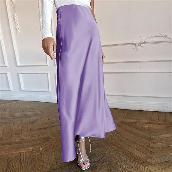 vintage satin fashion summer elegant womens skirt solid long high waist a line mid calf maxi office lady, Black
vintage satin fashion summer elegant womens skirt solid long high waist a line mid calf maxi office lady, Black
