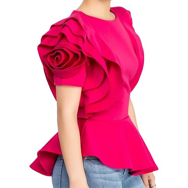 women's blouses & shirts butterfly sleeve women summer shirt blusas 2021 fashion o-neck short asymmetric hem slim blouse, White
women's blouses & shirts butterfly sleeve women summer shirt blusas 2021 fashion o-neck short asymmetric hem slim blouse, White