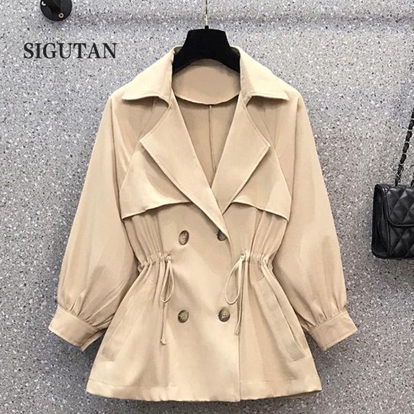 women's jackets 2021 autumn fashion all-match large size waist thin windbreaker jacket lapel, Black;brown
women's jackets 2021 autumn fashion all-match large size waist thin windbreaker jacket lapel, Black;brown