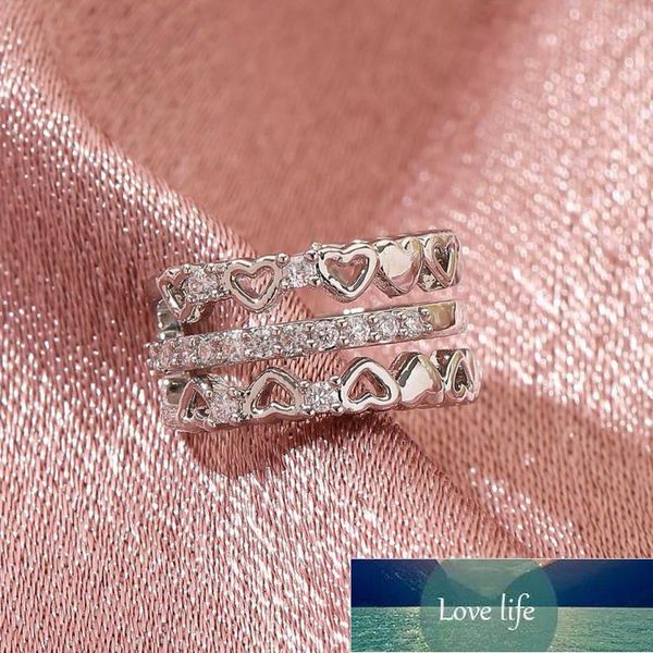 crystal 3-layer heart ear clip earrings for women zircon earing without hole fake earrings single ear bone clip earings kolczyki factory pri, Silver
crystal 3-layer heart ear clip earrings for women zircon earing without hole fake earrings single ear bone clip earings kolczyki factory pri, Silver