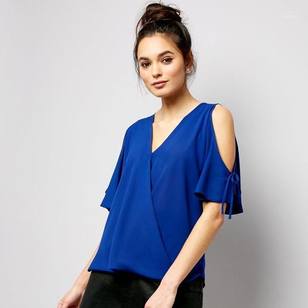 women blouses summer chiffon blouse off shoulder fashion feminine shirts plus size 6xl black blue women's &, White
women blouses summer chiffon blouse off shoulder fashion feminine shirts plus size 6xl black blue women's &, White