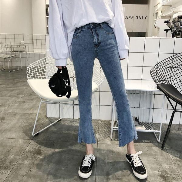 women's jeans woman pants 2021 spring and summer high waist denim (ankle-length pants) women pantalones vaqueros mujer, Blue
women's jeans woman pants 2021 spring and summer high waist denim (ankle-length pants) women pantalones vaqueros mujer, Blue