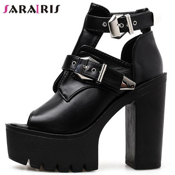 dress shoes sarairis 2021 arrival female high heel fashion sandals solid ankle buckle peep toe platform women, Black
dress shoes sarairis 2021 arrival female high heel fashion sandals solid ankle buckle peep toe platform women, Black