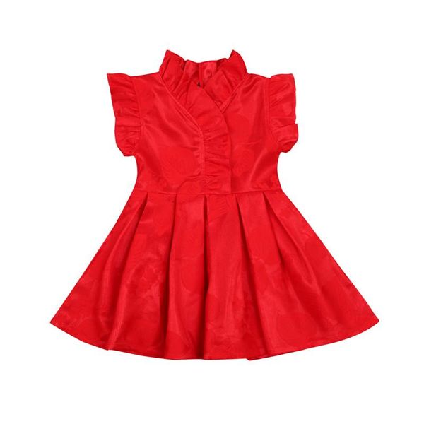 girl's dresses 2-7y valentine clothes kids girl dress summer lace ruffles short sleeve printing pleated a line red, Red;yellow
girl's dresses 2-7y valentine clothes kids girl dress summer lace ruffles short sleeve printing pleated a line red, Red;yellow