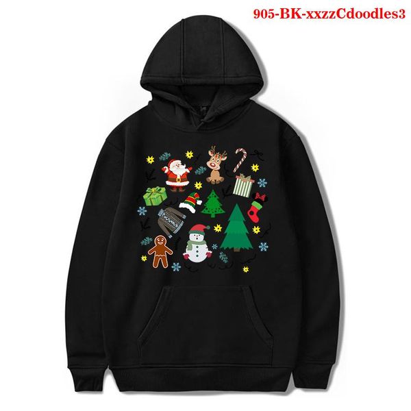 women's hoodies & sweatshirts christmas doodles print women harajuku streetwear female plus size hip hop vintage, Black
women's hoodies & sweatshirts christmas doodles print women harajuku streetwear female plus size hip hop vintage, Black