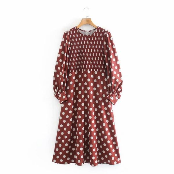 women casual puff sleeve straight dress vacation polka dot print midi party preppy style street nx9827 210525, Black;gray
women casual puff sleeve straight dress vacation polka dot print midi party preppy style street nx9827 210525, Black;gray