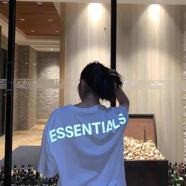 essentials multi thread fog reflective letter short t-shirt tide brand high street style loose couple half sleeve men, Black
essentials multi thread fog reflective letter short t-shirt tide brand high street style loose couple half sleeve men, Black