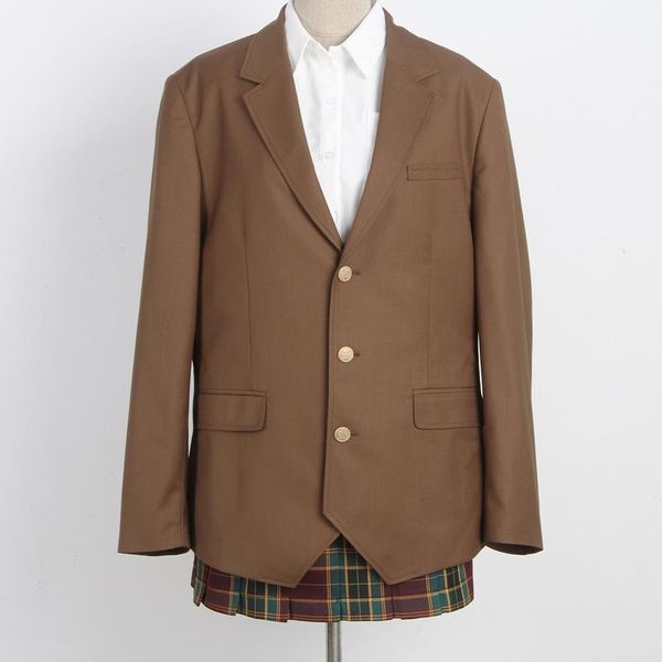 clothing sets 2021 autumn and winter tea brown suits jacket japanese korea school uniforms suit coat khaki sailor for girls, White
clothing sets 2021 autumn and winter tea brown suits jacket japanese korea school uniforms suit coat khaki sailor for girls, White