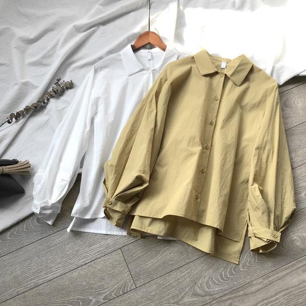 women's blouses & shirts 2021 women spring white turn down collar puff sleeve womens and boho shirt blusas roupa feminina outwear
women's blouses & shirts 2021 women spring white turn down collar puff sleeve womens and boho shirt blusas roupa feminina outwear