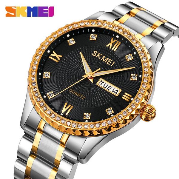 wristwatches skmei luxury quartz movement men's watches bussines rhinestone case waterproof shockproof watch men relogio masculino, Slivery;brown
wristwatches skmei luxury quartz movement men's watches bussines rhinestone case waterproof shockproof watch men relogio masculino, Slivery;brown