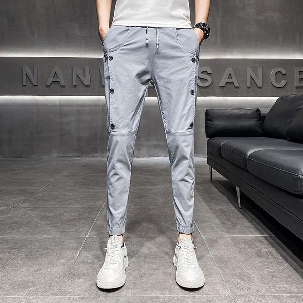 men's pants 34-28 korean summer hip hop harem men clothing 2021 fashion buttons decor slim fit casual thin joggers trousers streetwear, Black
men's pants 34-28 korean summer hip hop harem men clothing 2021 fashion buttons decor slim fit casual thin joggers trousers streetwear, Black