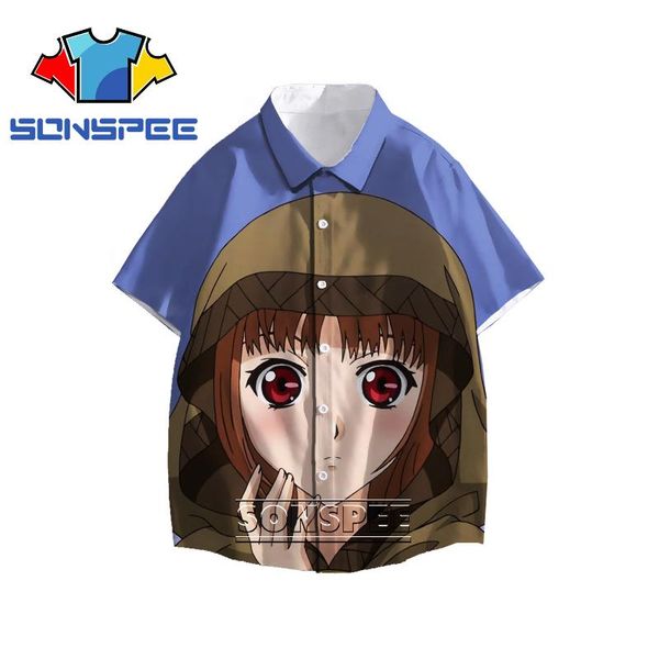 men's casual shirts sonspee 3d print spice and wolf anime horo hawaiian shirt men women fashion kawaii fit harajuku beach short sleeves, White;black
men's casual shirts sonspee 3d print spice and wolf anime horo hawaiian shirt men women fashion kawaii fit harajuku beach short sleeves, White;black