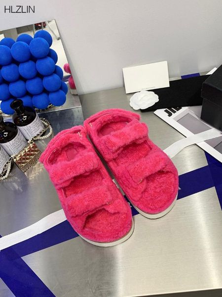 sandals flat thick bottom rose red furry candy color shoes women open-toed towel comfortable and fashionable, Black
sandals flat thick bottom rose red furry candy color shoes women open-toed towel comfortable and fashionable, Black