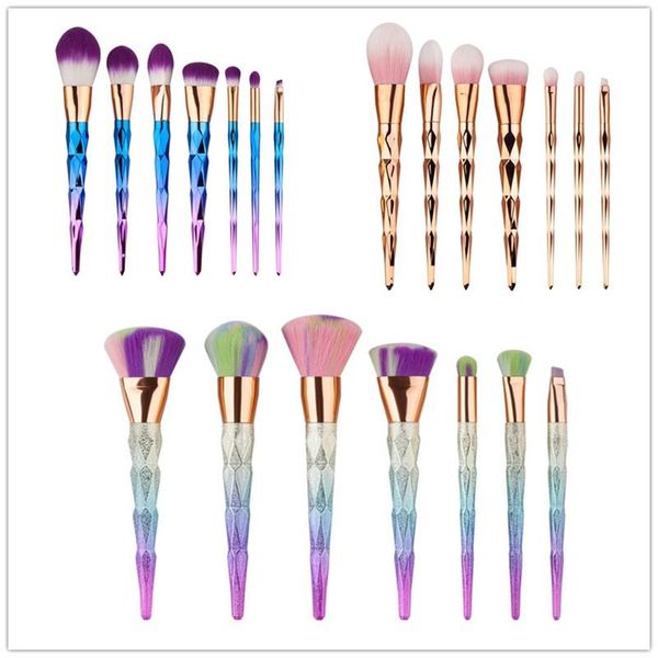 makeup brushes 7pcs/set set gradient color spiral handle cosmetics make up tools powder contour foundation brush kit
makeup brushes 7pcs/set set gradient color spiral handle cosmetics make up tools powder contour foundation brush kit