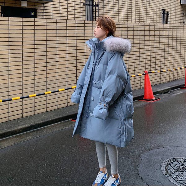 winter women solid hooded down coat lady casual korea warm coat vintage female fur collar parkas loose thick outerwears, Black;brown
winter women solid hooded down coat lady casual korea warm coat vintage female fur collar parkas loose thick outerwears, Black;brown