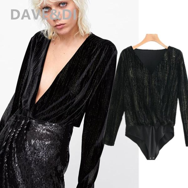 women's jumpsuits & rompers dave&di 2021 bodysuits women england style office lady vintage elegant metal wire velvet v-neck, Black;white
women's jumpsuits & rompers dave&di 2021 bodysuits women england style office lady vintage elegant metal wire velvet v-neck, Black;white