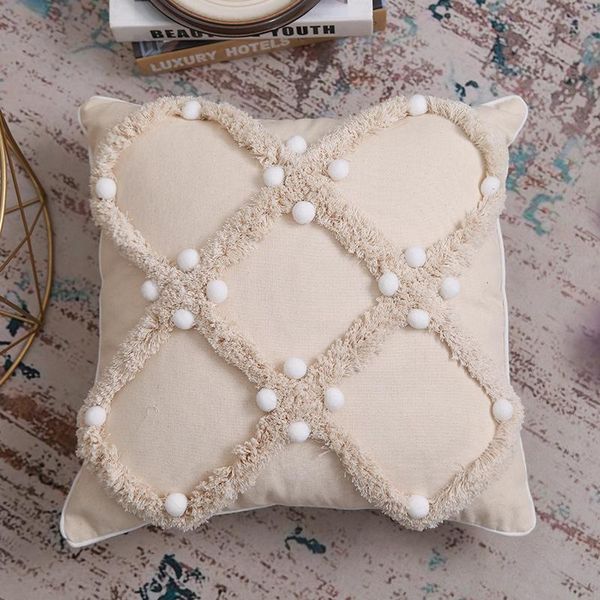 cushion/decorative pillow bohemian style cotton and linen pillowcase tufted ball cushion cover ins homestay decoration home
cushion/decorative pillow bohemian style cotton and linen pillowcase tufted ball cushion cover ins homestay decoration home