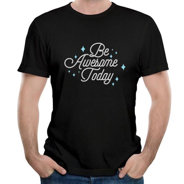 men's t-shirts kpop be awesome today black design tshirts custom pure cotton t shirt comfortable summer t-shirt for adult, White;black
men's t-shirts kpop be awesome today black design tshirts custom pure cotton t shirt comfortable summer t-shirt for adult, White;black