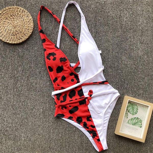 one-piece suits leopard patchwork summer swimsuit women backless bandage deep v push up padded monokinis one piece bathing holiday 2021
one-piece suits leopard patchwork summer swimsuit women backless bandage deep v push up padded monokinis one piece bathing holiday 2021