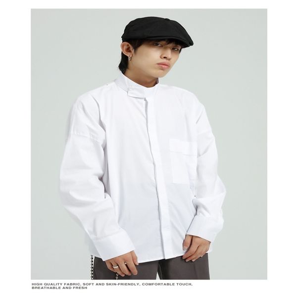 2021 autumn new korean style simple solid color long-sleeved street fashion careful machine design casual shirt jacket trend f8dv, White;black
2021 autumn new korean style simple solid color long-sleeved street fashion careful machine design casual shirt jacket trend f8dv, White;black
