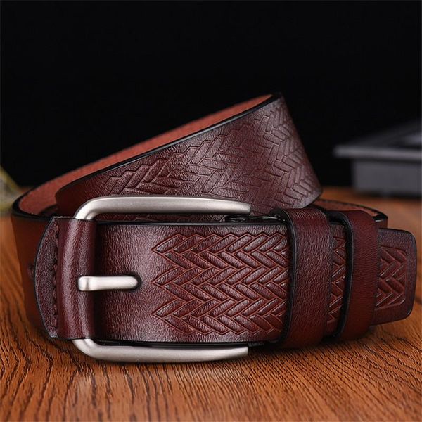 belts men's retro casual pants belt brand designer genuine leather alloy pin buckle embossing black, Black;brown
belts men's retro casual pants belt brand designer genuine leather alloy pin buckle embossing black, Black;brown